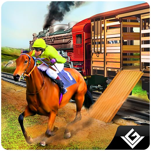 Crazy Horse Rampage Transport Adventure Racing 3D: World Frenzy Real Horse Transportation In Subway Driver Train Sim Adventure Mission Games Free For Kids 2018
