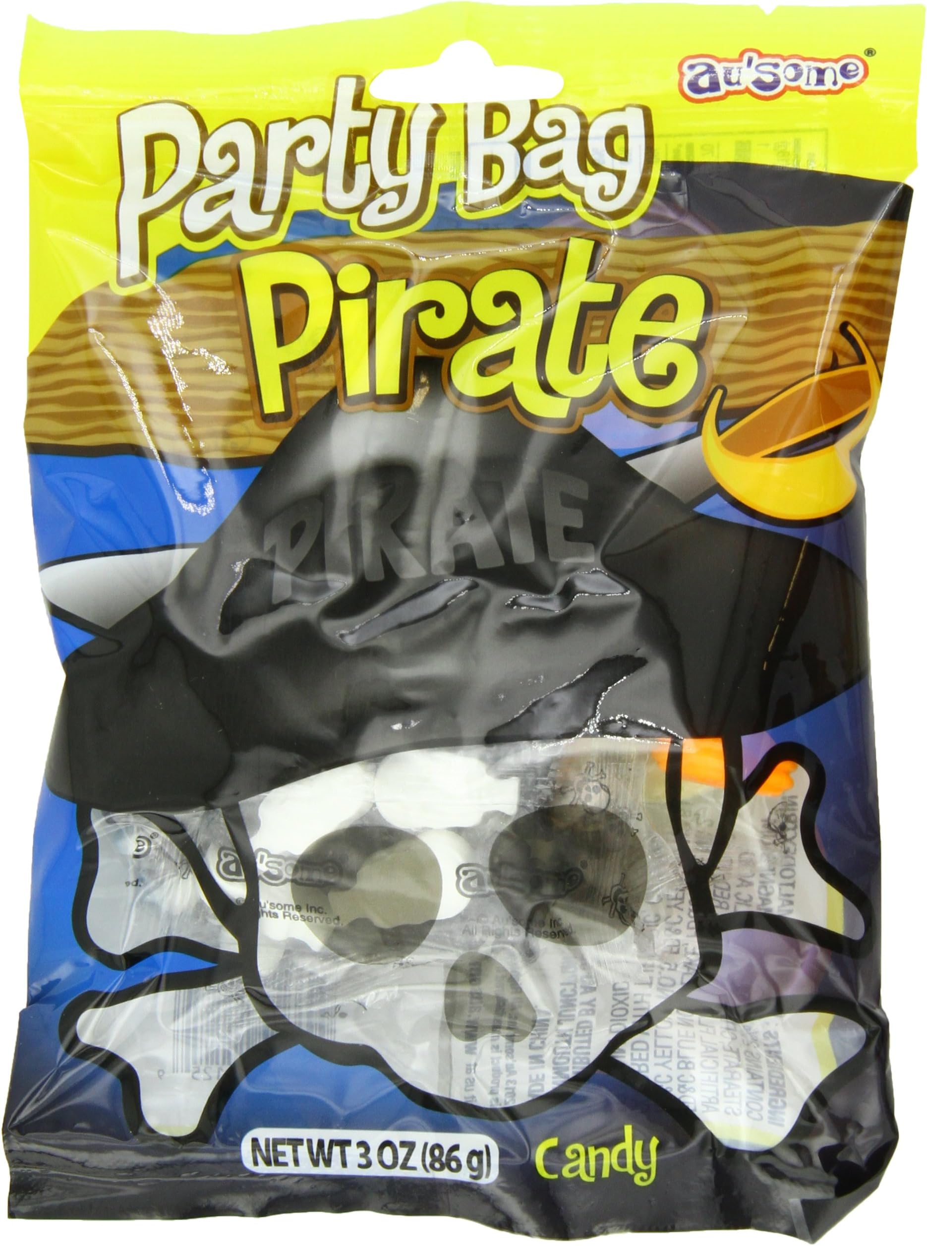 Au'some Pirate Party Bag Au'some Pirate Party Bag, 3.1 Ounce (Pack of 12