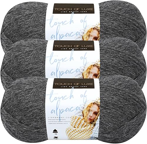 Lion Brand Yarn - Ovillo de lana Touch of Alpaca (3 unidades) Lion Brand Yarn - Ovillo de lana Touch of Alpaca (3 unidades)