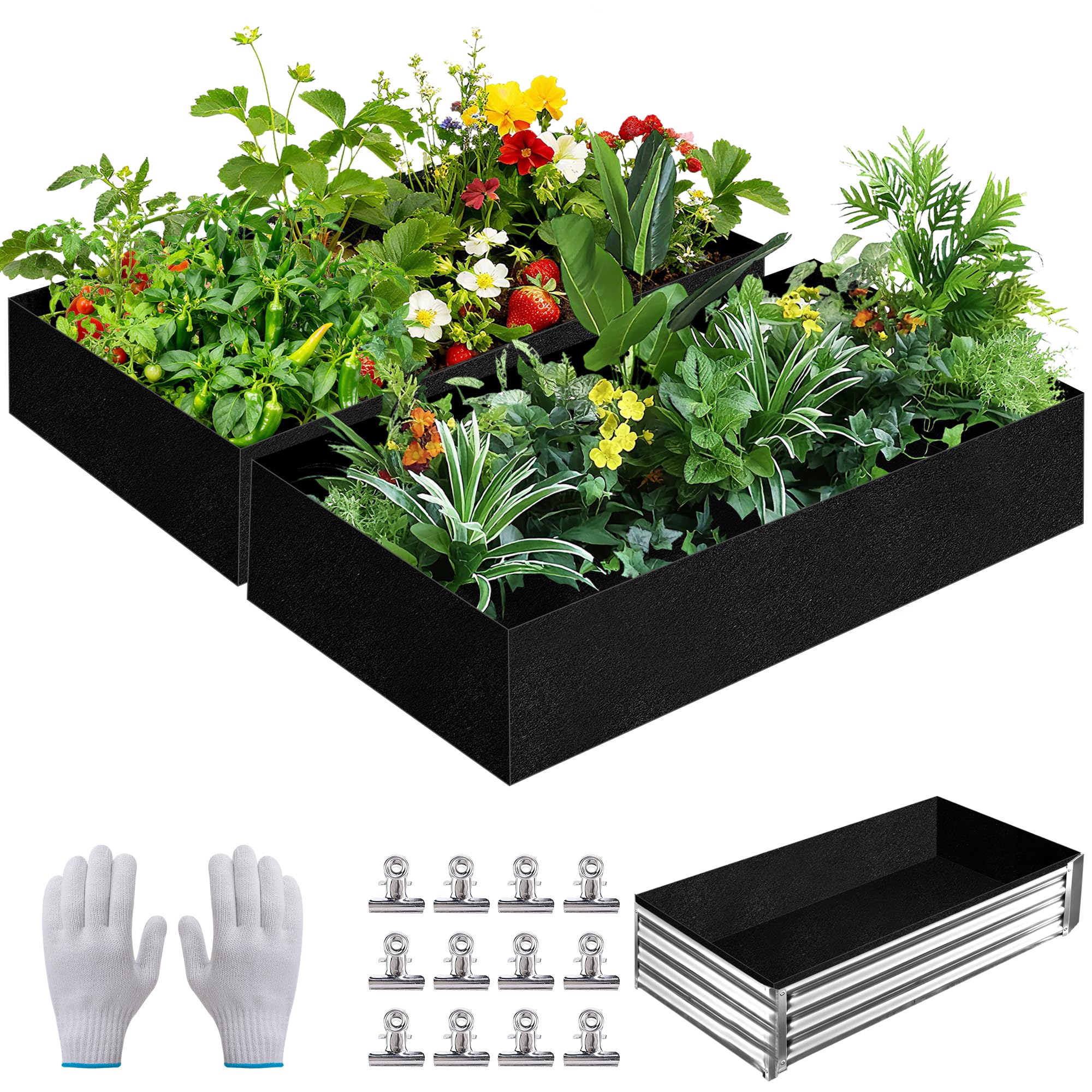 Mizelu Raised Garden Bed Liner