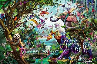 Ravensburger Puzzle 12000812 - The Dragons of the Tropics - 4000 Pieces Puzzle for Adults and Children from 14 Years, Fantasy Puzzle