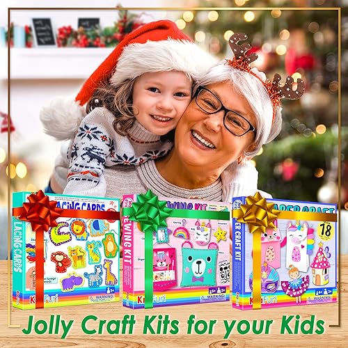 Miniatura 3 de KRAFUN Kit de costura de animales de oso de peluche grande para niños de 7 a 12 años, principiante, mi primer arte y manualidades, haz 1 muñeca de