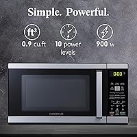 Vista 2 de Farberware - Horno microondas de encimera de 0.9 pies cúbicos – 900 vatios de potencia, configuraciones de cocción automática, descongelación, fácil
