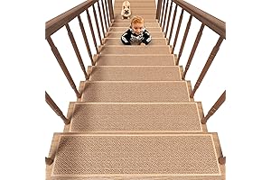 Non-Skid Adhesive Stair Treads for Safe and Stylish Home