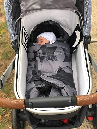 Miniatura 6 de 7AM - Manta de asiento de automóvil para bebé, funda multifuncional para asiento de automóvil para bebé, niño y niña, manta de invierno y asiento de