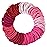 216-Piece Hair Ties, 4mm Hair Elastics Shades Of Pink Colors Value Pack, No Metal Hair Bands for Women, Durable Ponytail Holders For Thick Hair, Curly Hair and All Hair Types