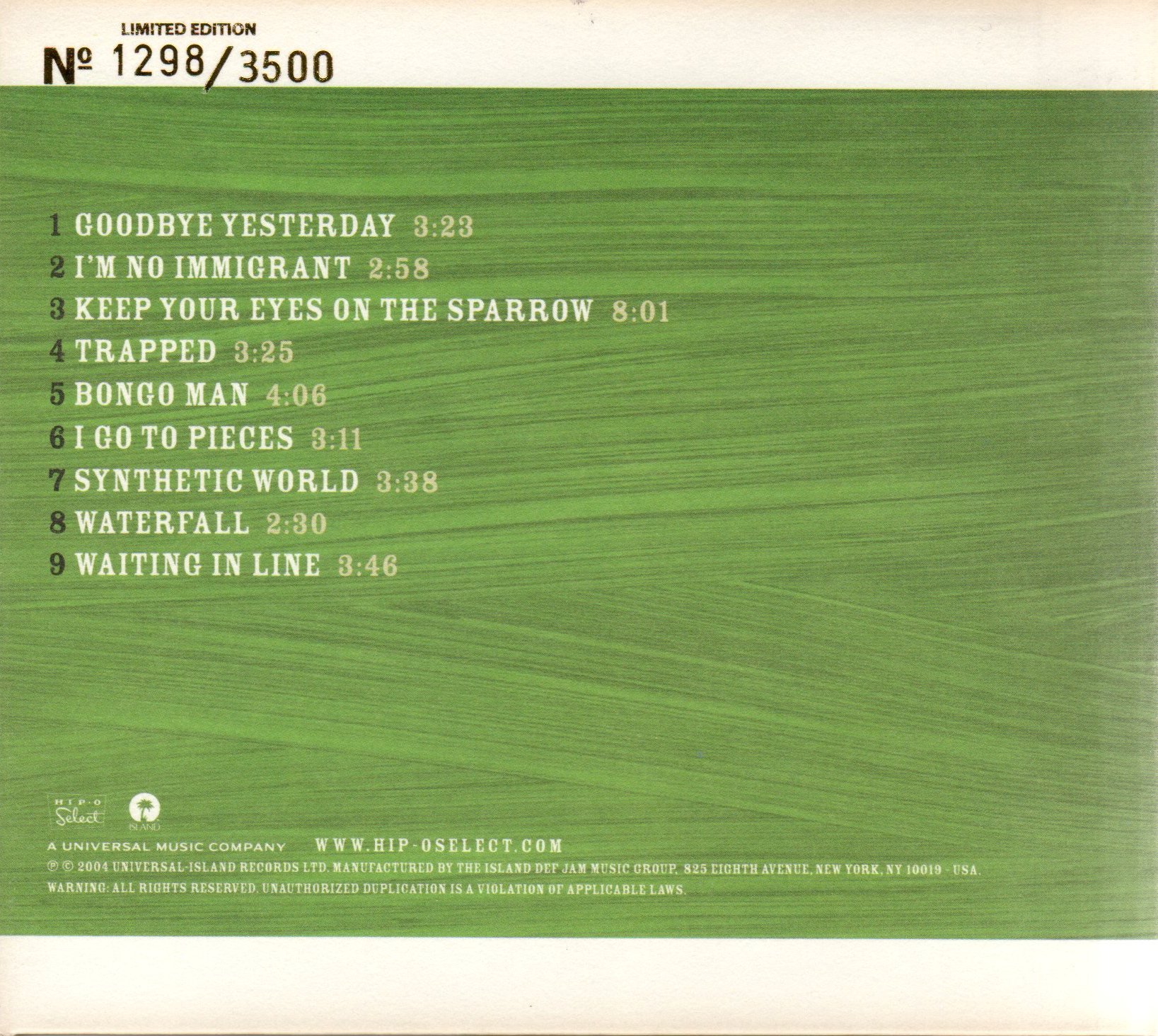 Goodbye Yesterday-the Legendary Lost Album (Ltd.)