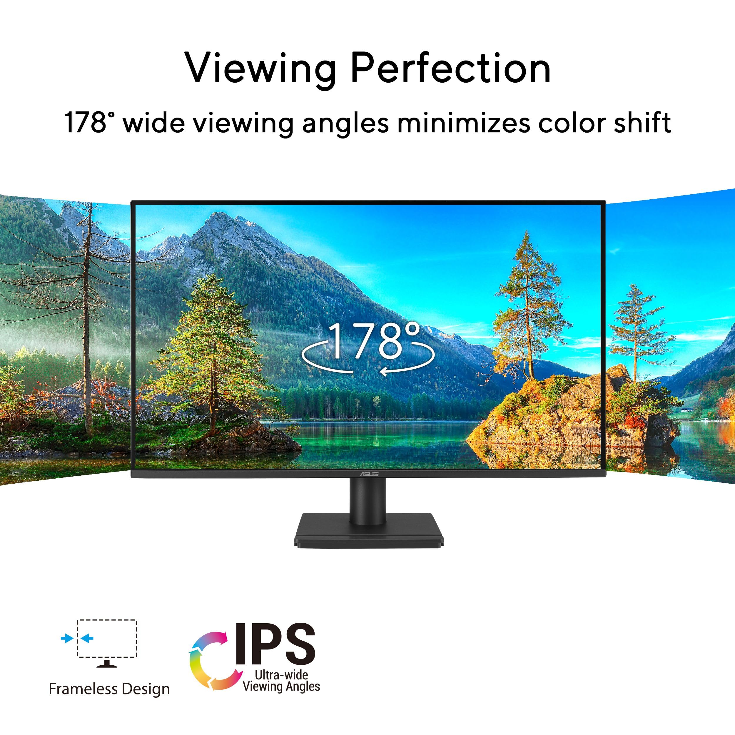 Amazon.com: ASUS 27” 1440P Eye Care Monitor (VA27AQ) - IPS, QHD