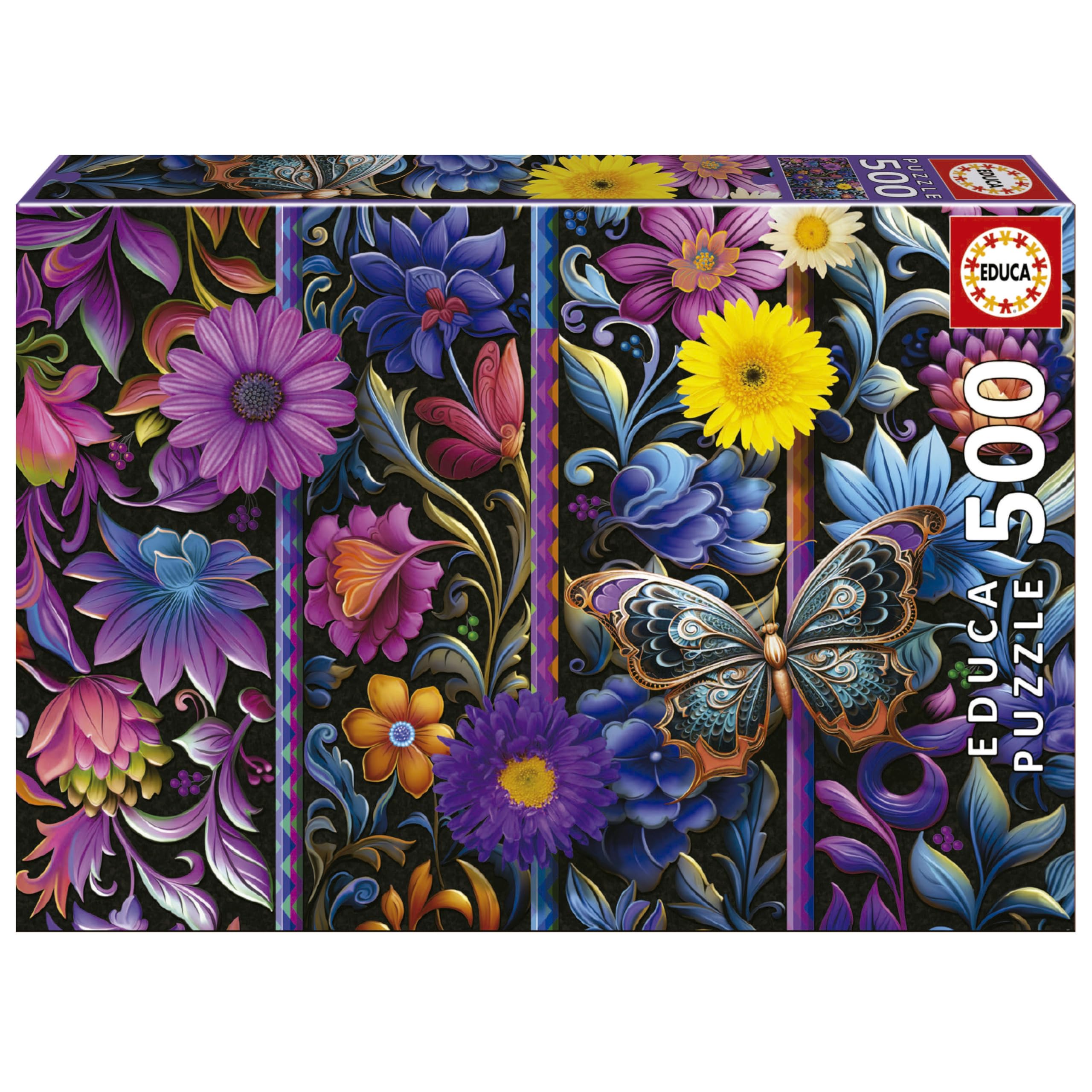Educa - Badda Bloom | Puzzle de 500 Piezas para Adultos. Medidas: 48 x 34 cm. Incluye Cola Fix Puzzle. A Partir de 11 años (19909)