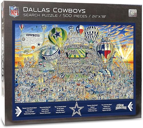 YouTheFan NFL Joe Journeyman - Rompecabezas del equipo de 500 piezas (18 x 24 pulgadas)