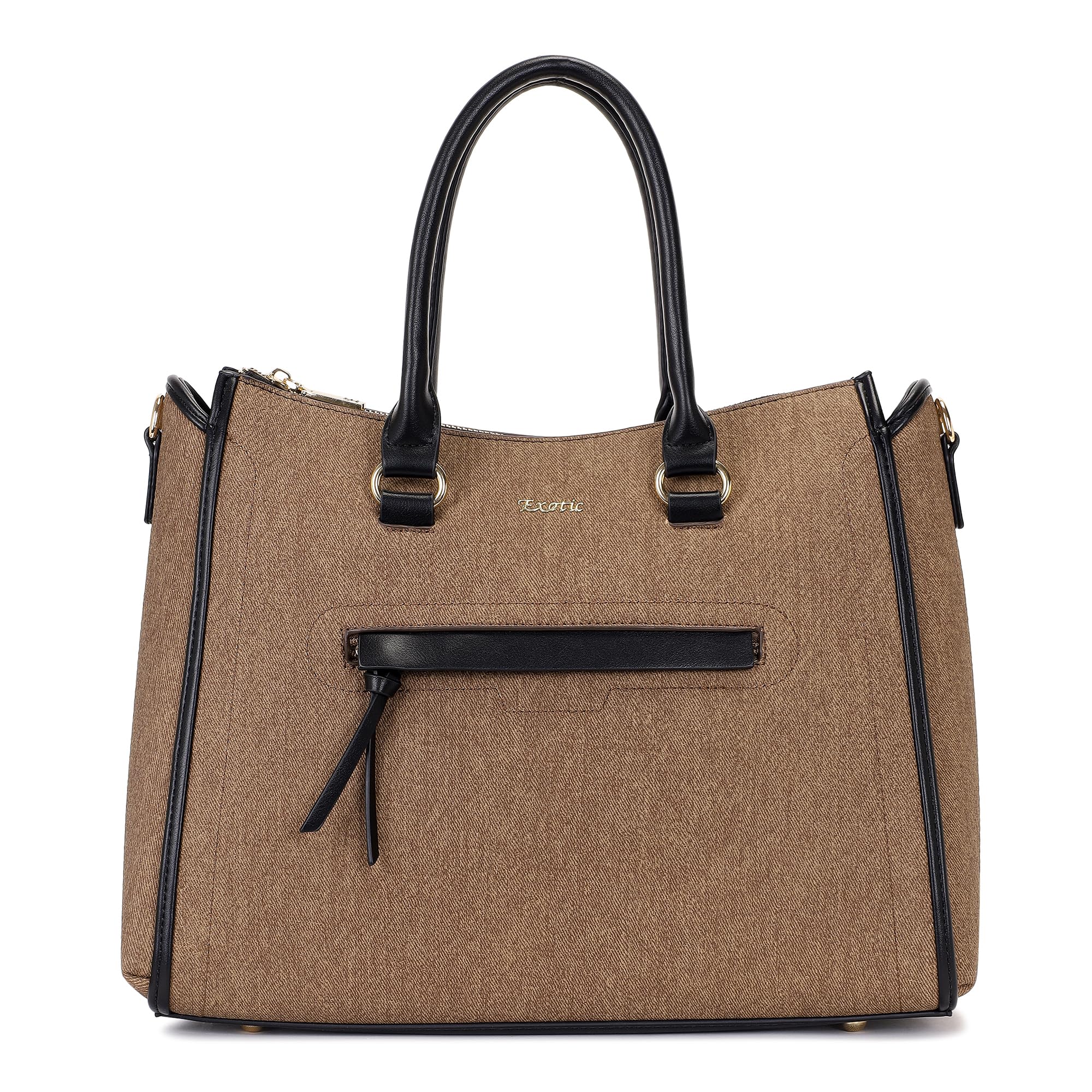 exotic Elara Structured Tote Handbag for Women | Spacious Work & Laptop Purse-picture-36