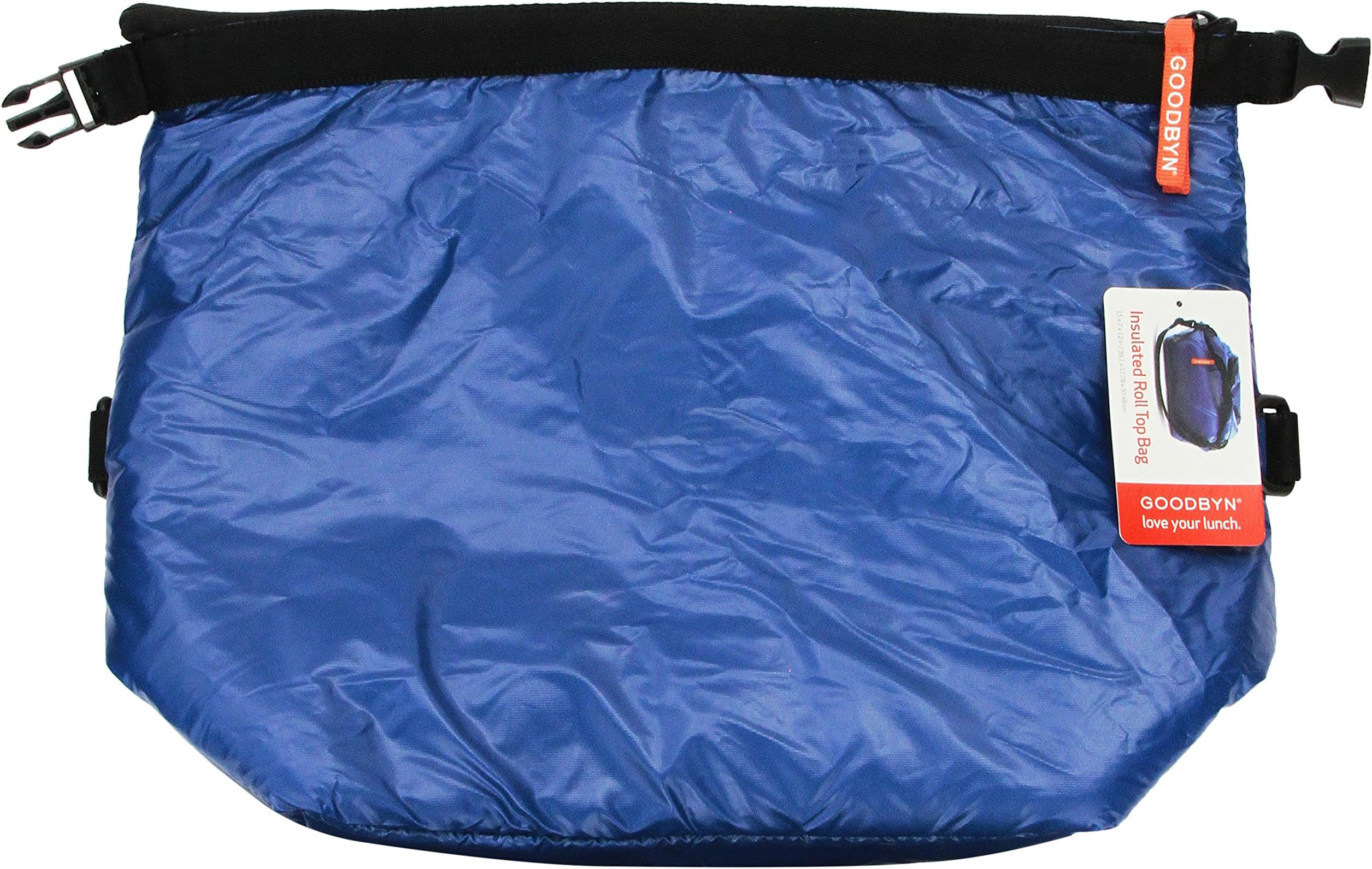 Goodbyn Roll Top Insulated Lunch Bag, Dark Blue