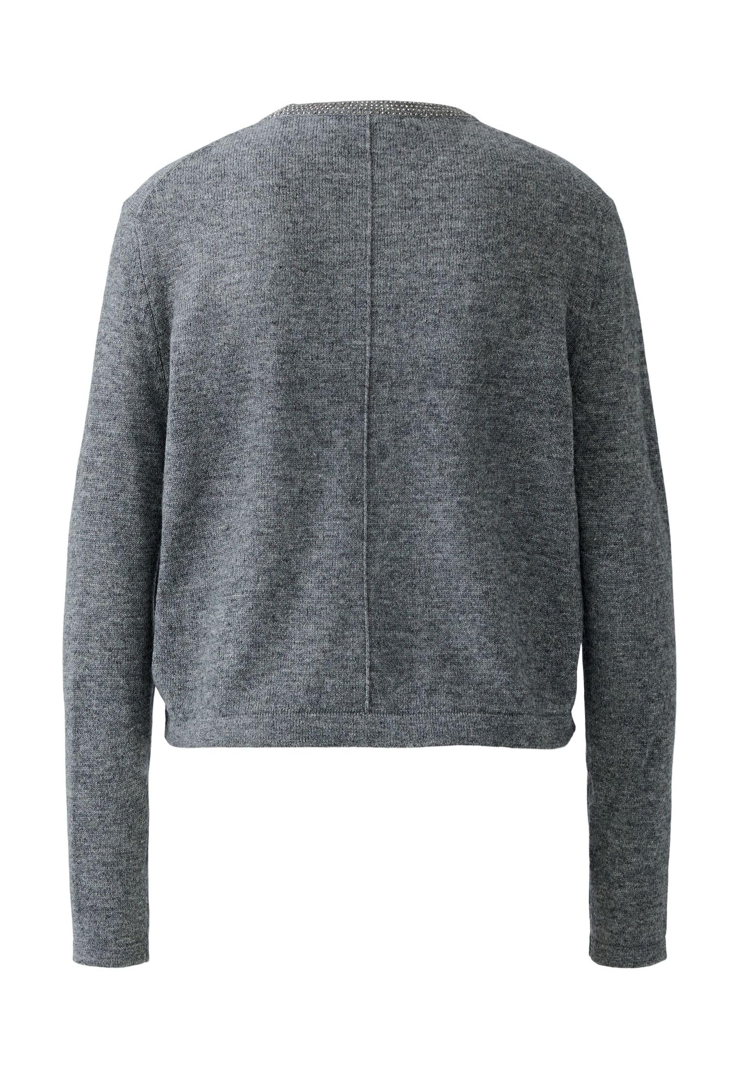 Oui Damen Pullover lässig geschnitten Uni