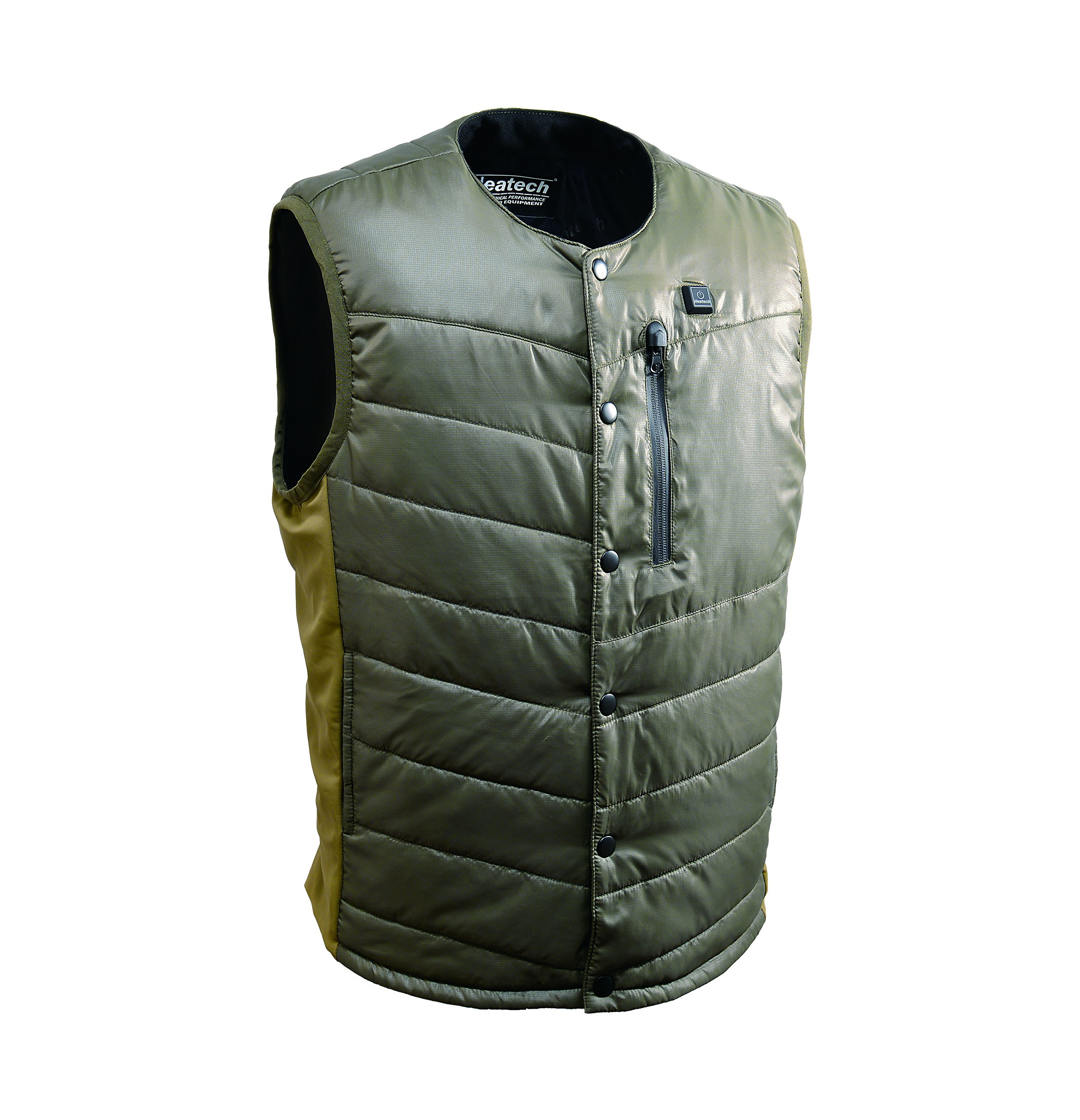 Amazon | Heatech(ヒーテック) 5V_Heat Inner Vest 001OLIVE(2XL