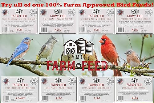 Miniatura 8 de Cuatro estaciones Mezcla de campo Alimento clásico para aves silvestres Pájaro cantor del patio trasero 4 libras
