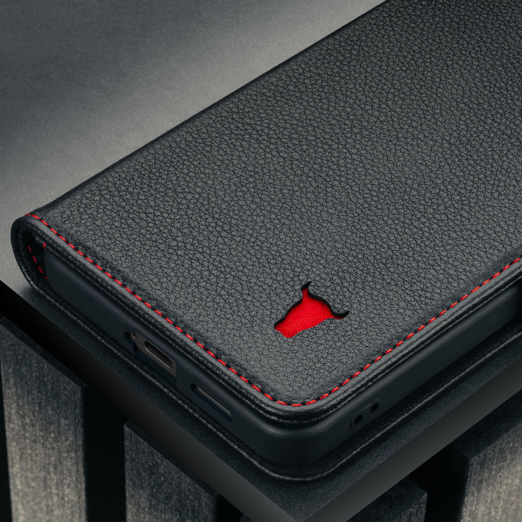 TORRO Hülle kompatibel mit Samsung Galaxy S26 5G 2026 - Premium Leder Hülle mit Standfunktion und Kartenfächern (Schwarz)