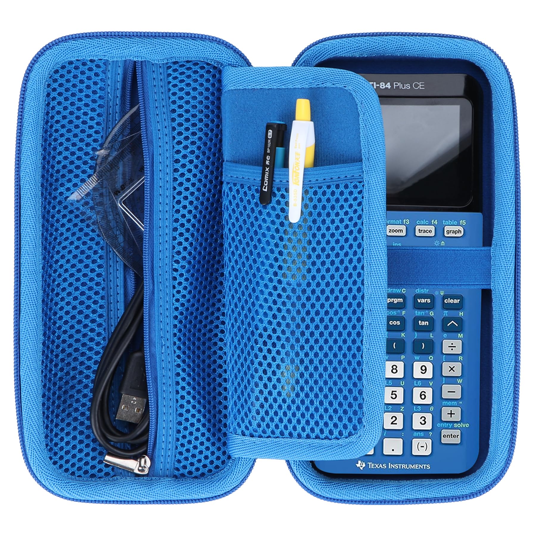 Peyyargo Hard Protective Case Compatible with Texas Instruments TI-84 Plus CE-T/TI-Nspire CX II-T/TI-84 PLUS CE/TI-Nspire CX II CAS/TI-83 Premium CE/TI-83 Plus Graphing Calculator