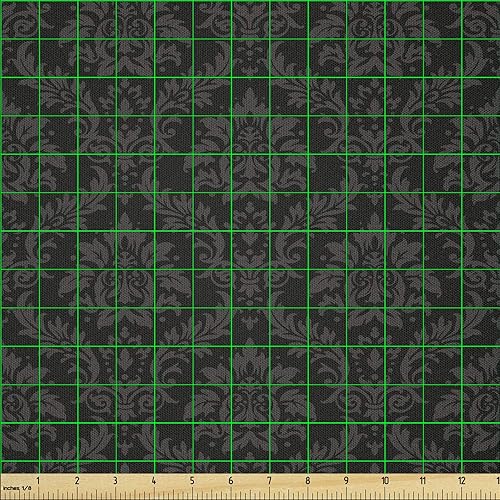 Miniatura 5 de Ambesonne Tela Shabby Flora de The Yard, Garden Spring Roses Buds with Leaves Flowers Imagen romántica, tela de microfibra para artes y