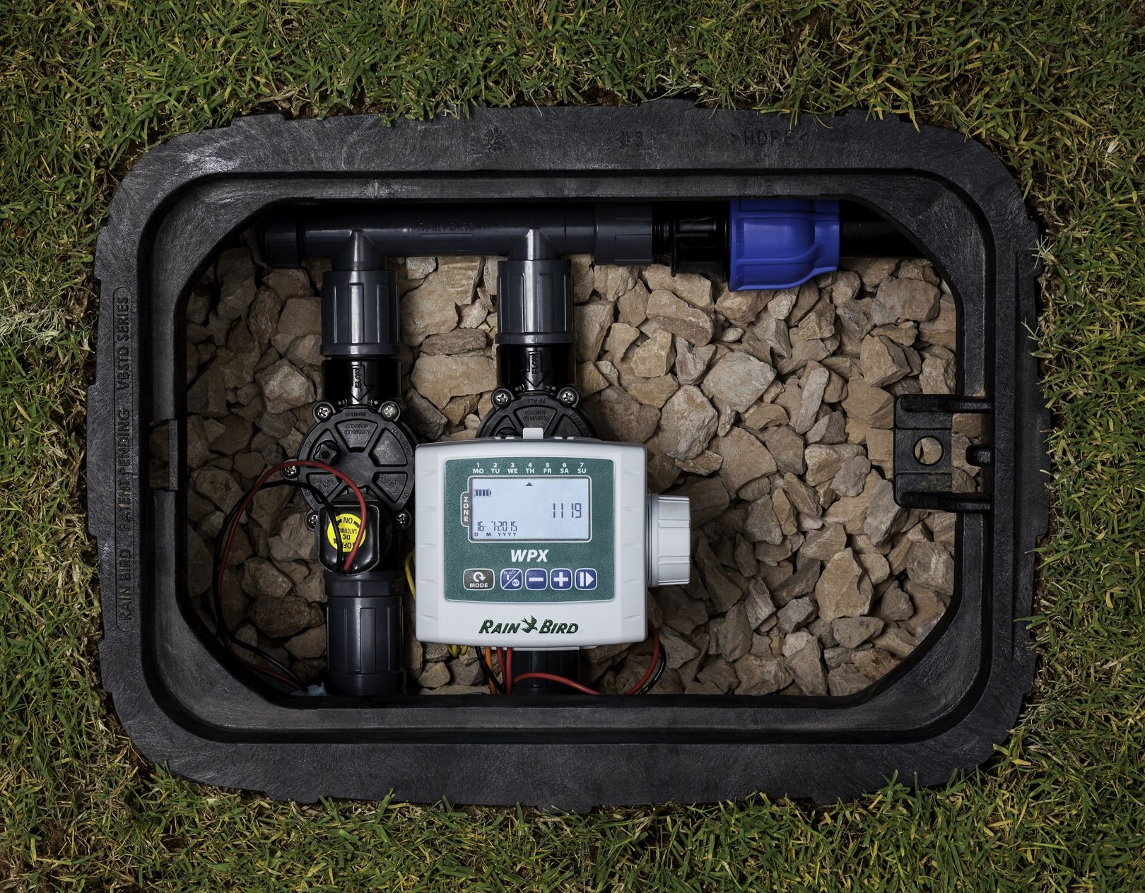 Rain Bird R. Bird - Kit Programador autónomo a Pilas WPX1 Electrovalvula 1" 9v 100DV