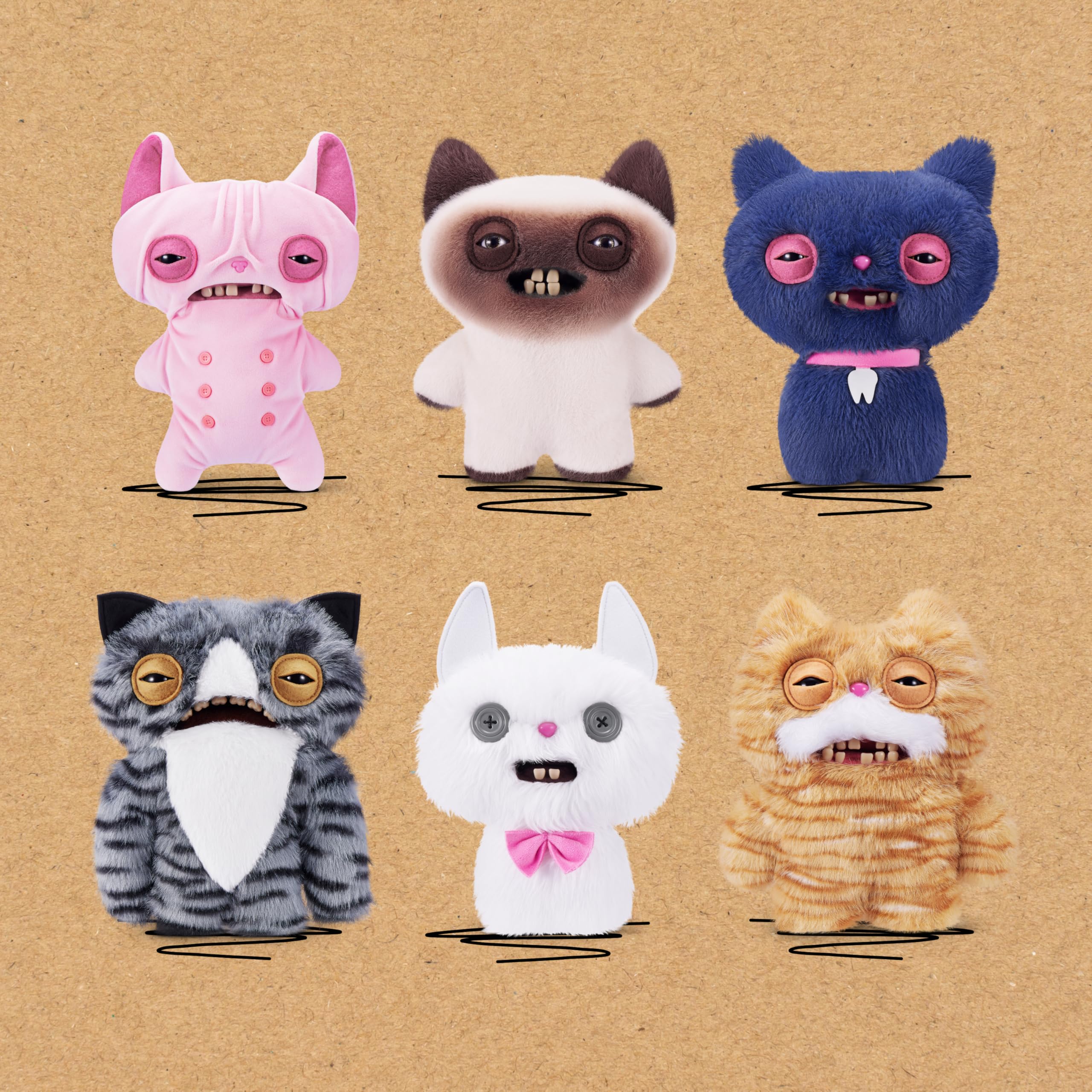 Amazon.co.jp: ZURU製Fuggler Alley Cats 9インチ ぬいぐるみ