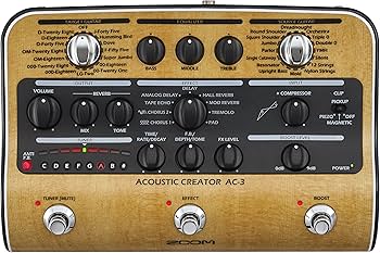 Amazon.com: Zoom AC-3 Acoustic Creator, Acoustic DI with