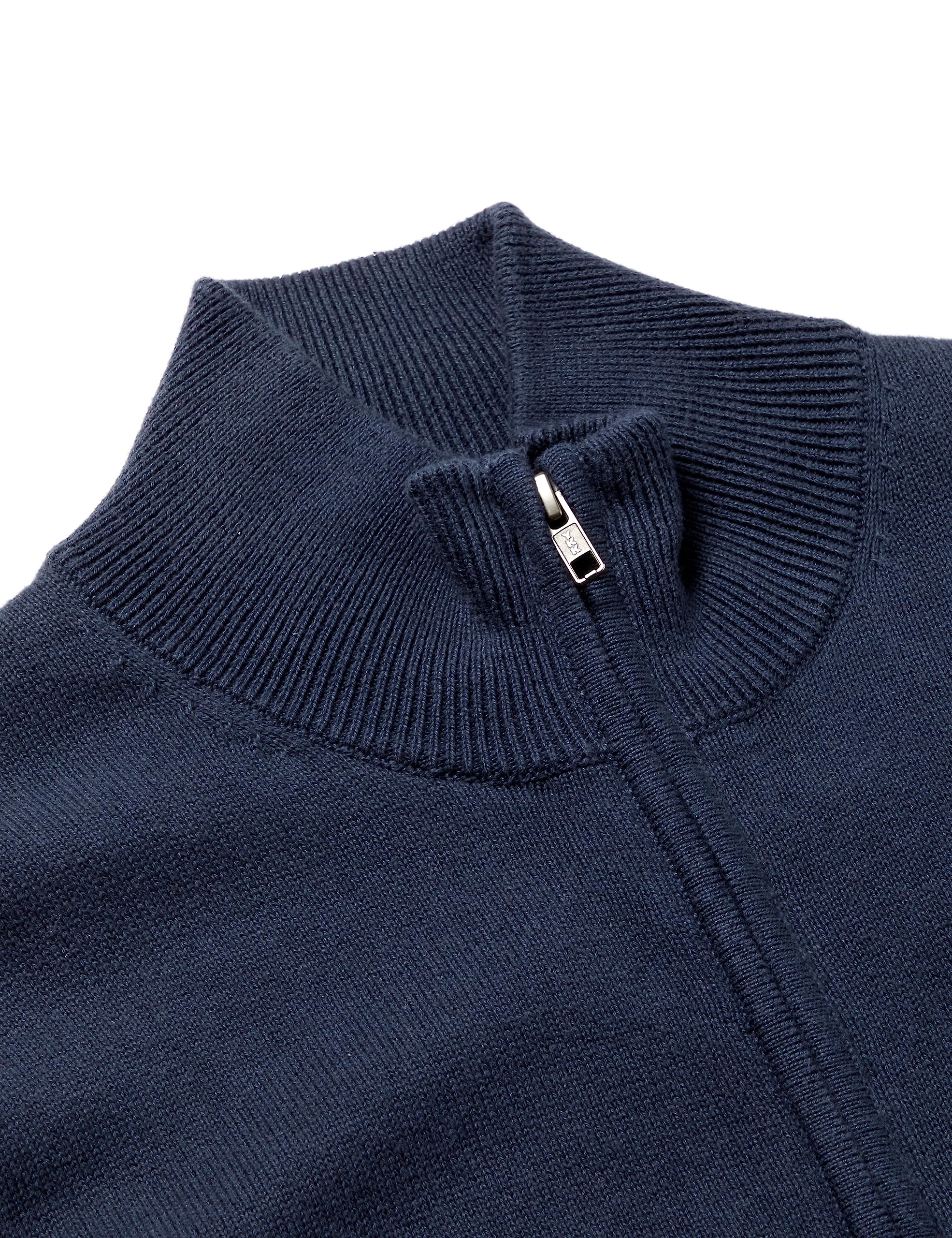 Amazon Essentials Hombre Jersey de Algodón con Cremallera Completa