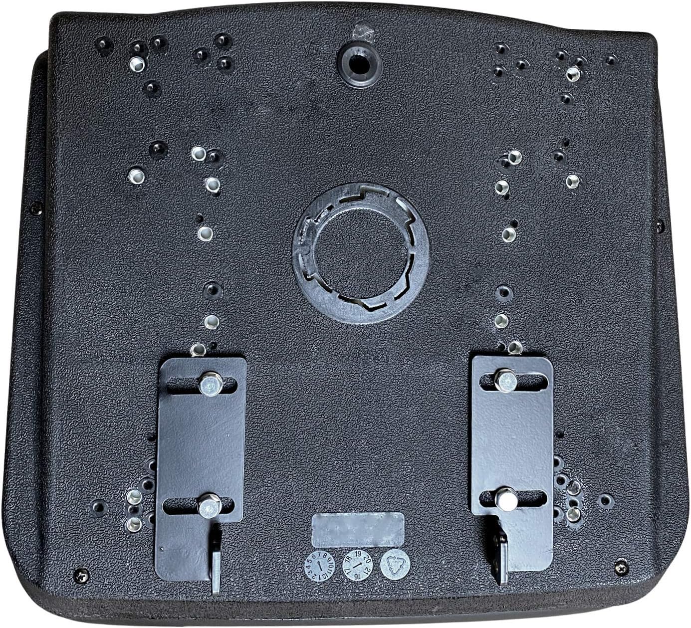 TRAC SEATS Black Tractor Seat for John Deere 650 750 850 950 1050 900CH Compact Tractors CH16115