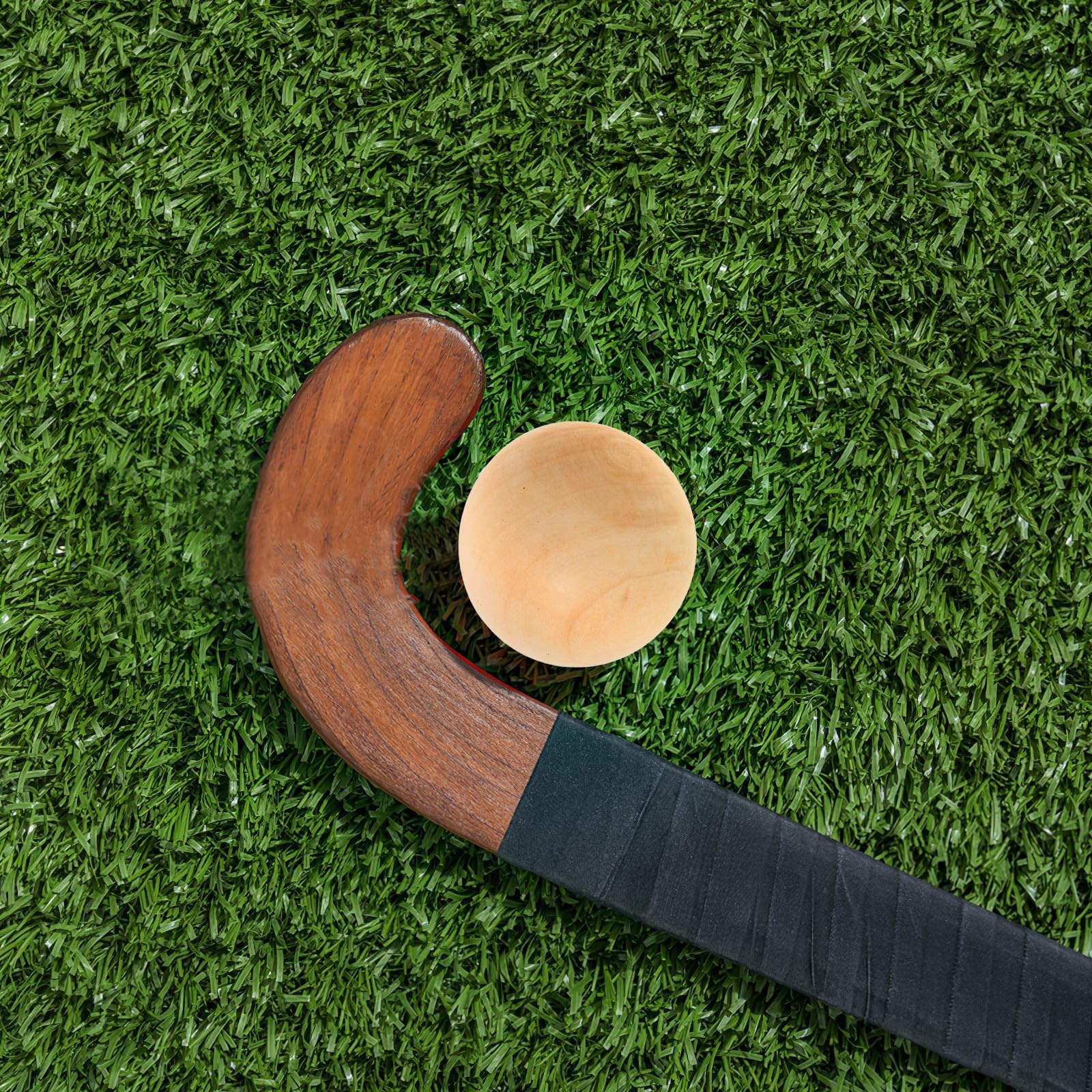 15 Palline da Hockey in Legno Beige per Giochi Indoor, Resistente ai Danni Potenza di Tiro Precisa, per Allenamento di Hockey e Partite