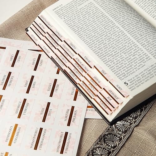 Miniatura 2 de Pestañas bíblicas para mujeres/hombres/niños, 96 pestañas de índice laminadas en total para estudio, suministros de diario, regalo cristiano, 7