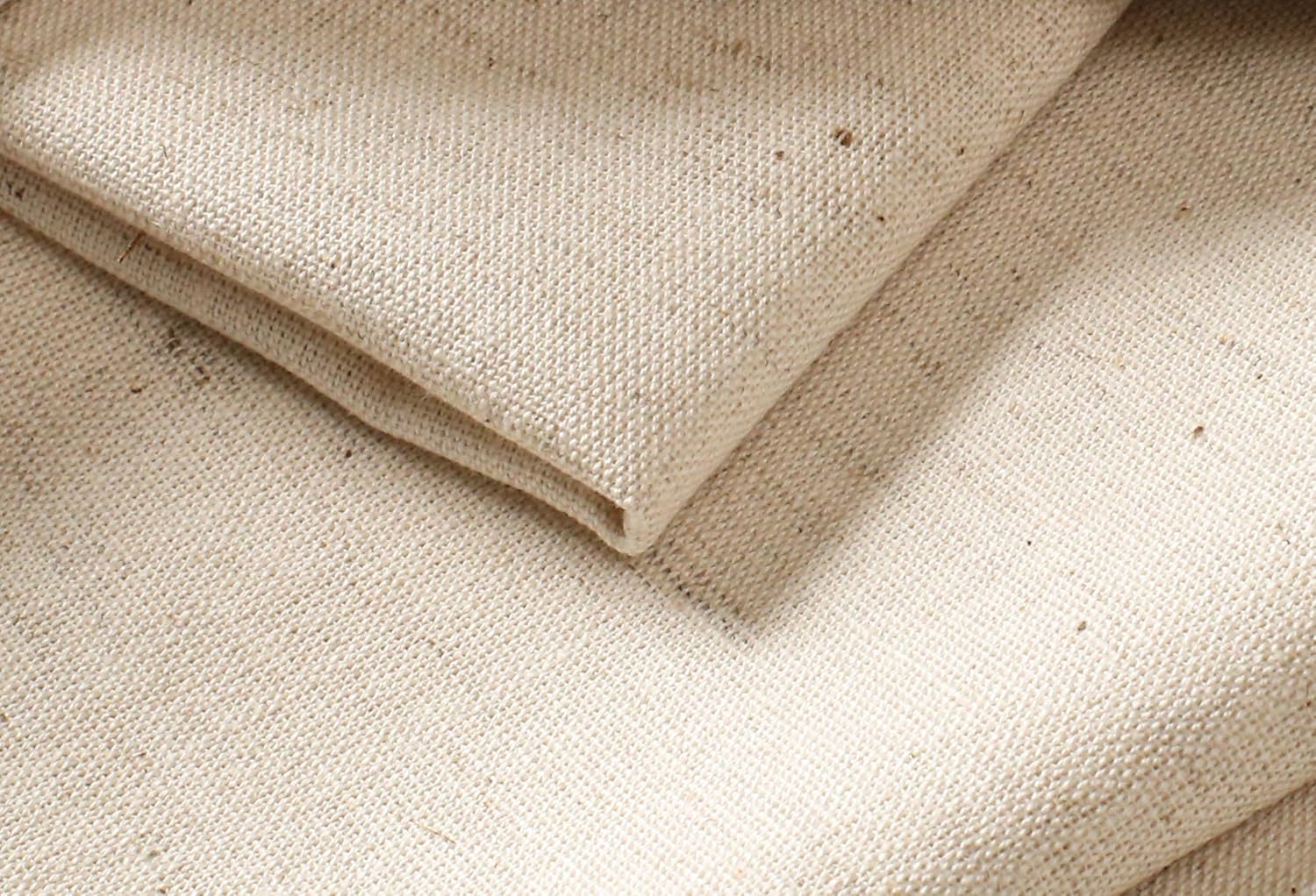 Flax Linen Christmas Cloth Napkins Set of 12 - Washable and Reusable Hemstitched Dinner Cloth Napkins Everyday, Hotel, Events, Parties, Christmas Napkin Cloth 18x18 Inch Natural Color - Image 6