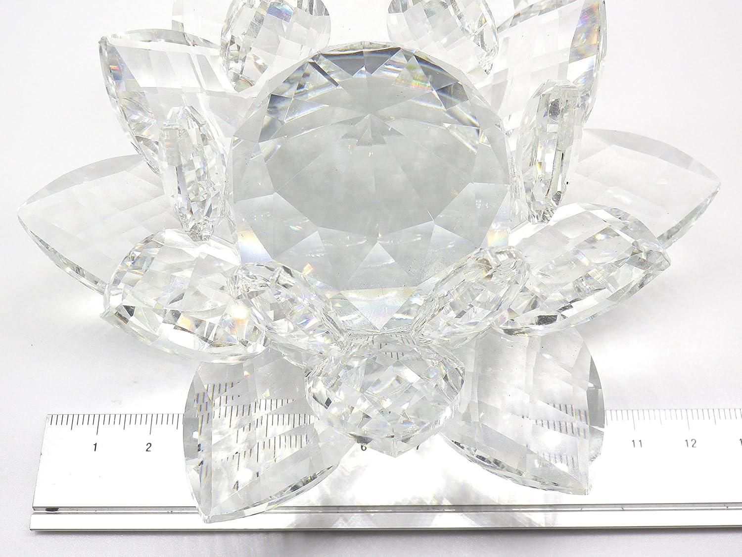 最大15 Offクーポン 蓮の花クリスタルガラス置物インテリア花ハス風水開運サンキャッチャーq0 置物 Amcorp Com Sg