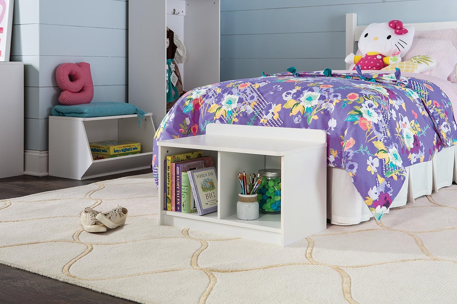 ClosetMaid 1494 KidSpace Small Storage Bench, White