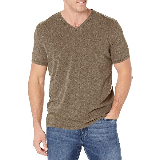 Lucky Brand Men's Venice Burnout V Neck Tee