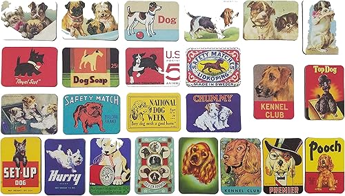 Imanes de refrigerador para perro, imanes magnéticos, recuerdos pequeños, vintage, retro, para tablero de acero inoxidable, cocina, automóvil,