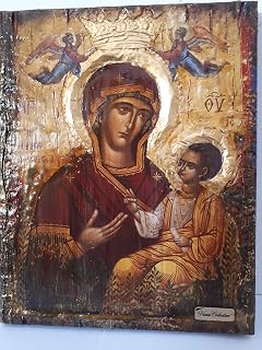 Holy Virgin Mary the Myrtidiotissa- Panagia Myrtidiotissa Greek Byzantine Icons