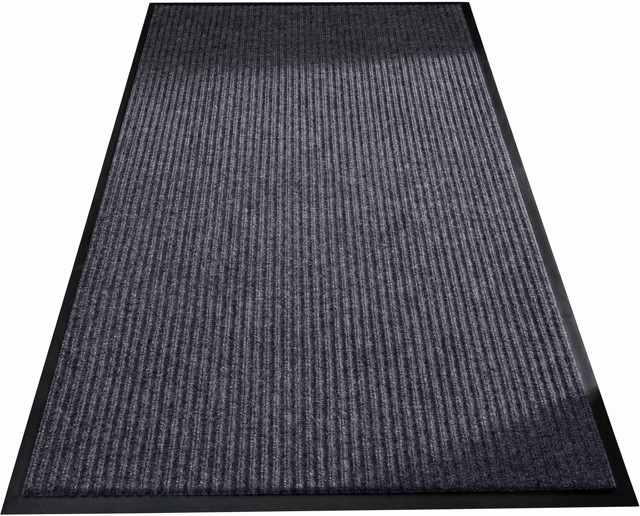 Runner Rug 3'x10' Gray Indoor Floor Mat for Entryway Hallway | Multi purpose Anti-Slip Mat with Rubber Back for Home Kitchen Garage Laundry, Hotel, Commercial Office