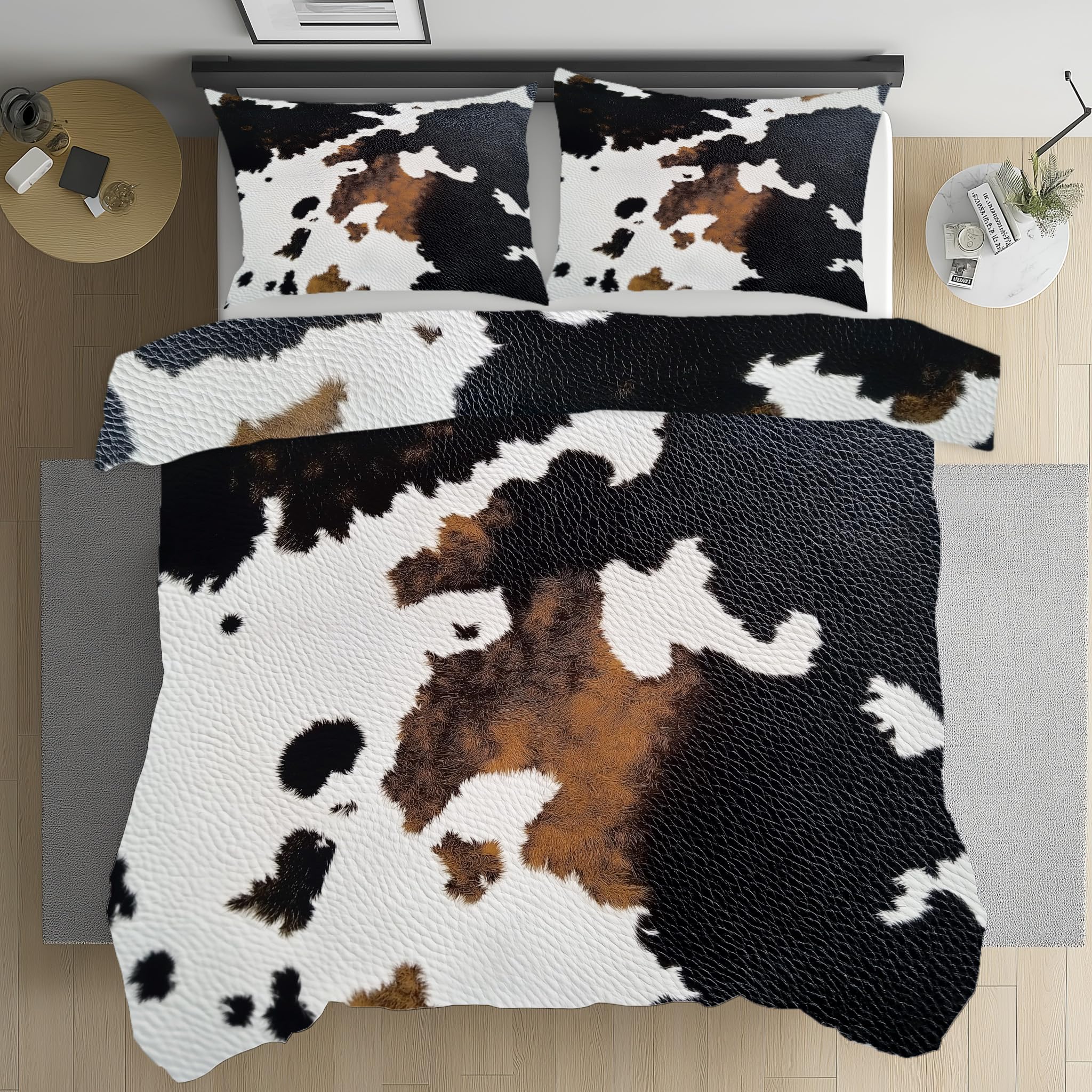 Housse de couette zippée vache : fini la couette qui glisse