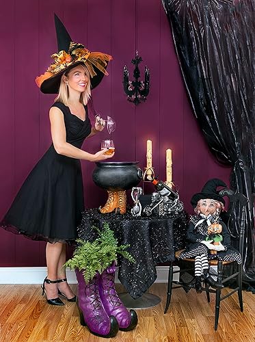 Miniatura 3 de C&F Home Velas LED sin llama de Frick & Frack de Halloween, figuras de decoración del hogar de Joe Spencer, figuras de decoración del hogar A2,