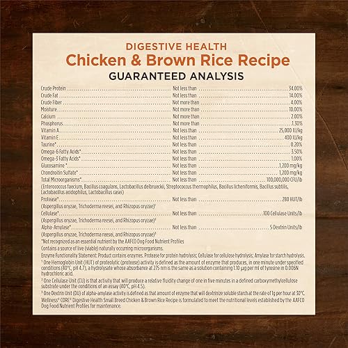 Miniatura 11 de Wellness CORE - Alimento seco para perros con granos saludables, altamente digerible, para perros con estómagos sensibles, fabricado en Estados