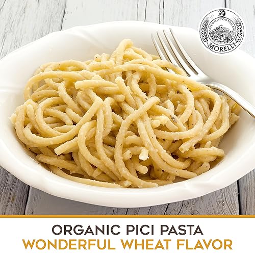 Miniatura 3 de Morelli Pici Pasta di Toscana - Pasta italiana gourmet - Fideos Pici orgánicos - Nidos de pasta orgánica gruesos fabricados en Italia a partir de