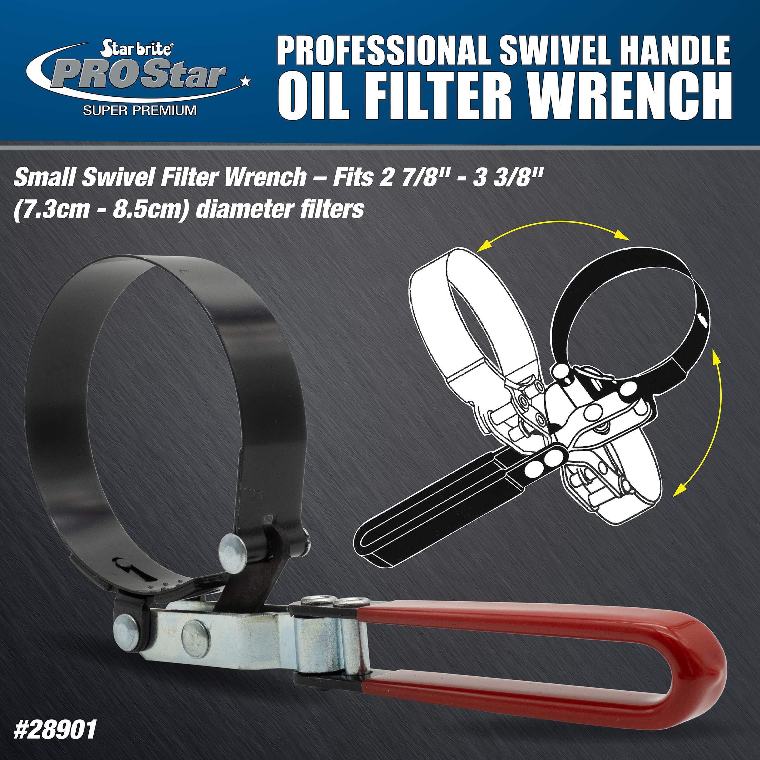 STAR BRITE Oil Filter Wrench 2-13/16