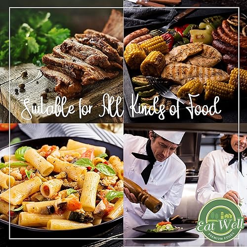 Miniatura 4 de Mezcla de cuatro granos de pimienta 12 onzas y sal rosa del Himalaya grano grueso 2 libras recién empaquetado negro entero rosa verde blanco