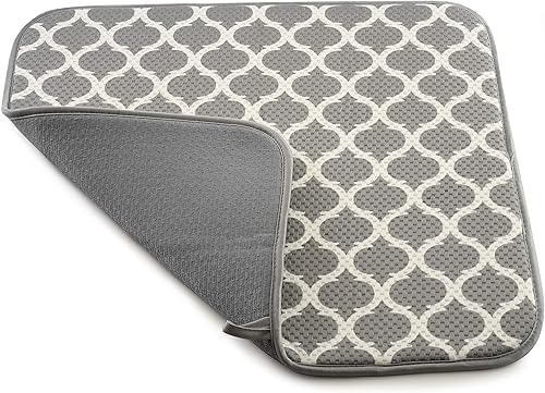 Miniatura 2 de Norpro Tapete de secado de platos de microfibra de 18 x 16 pulgadas, enrejado