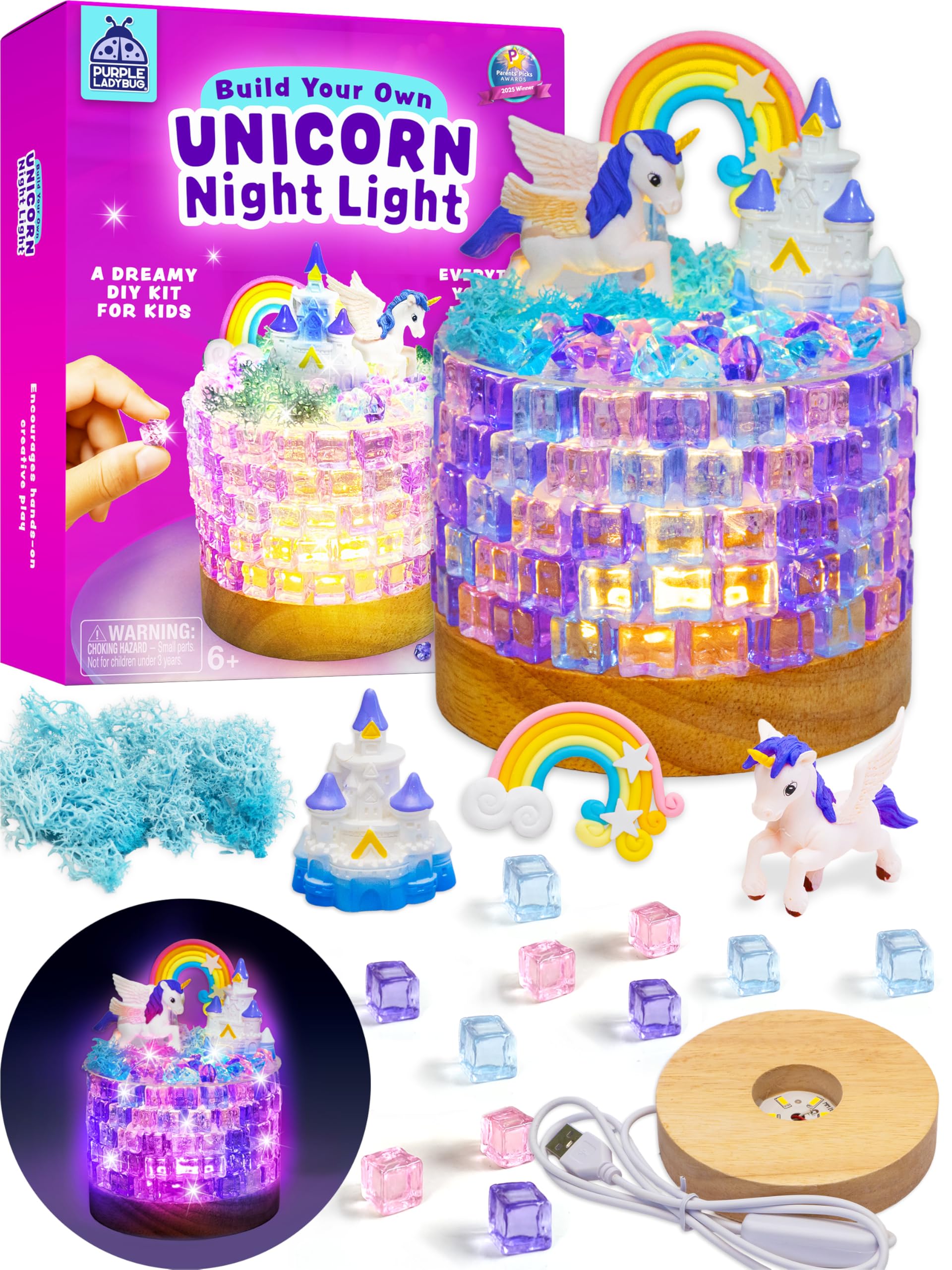 Amazon.com: Make Your Own Unicorn Night Light for Girls - Gifts