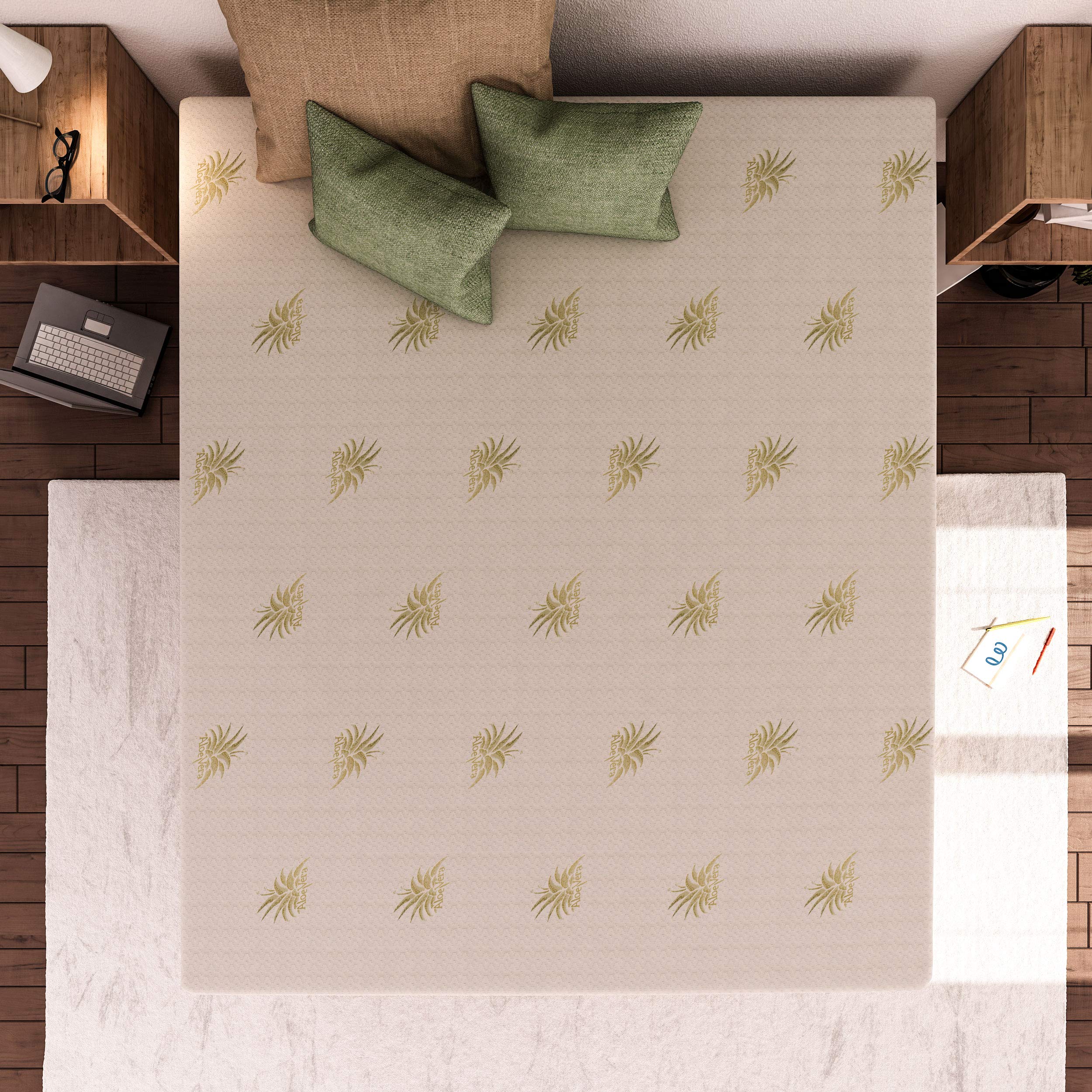 Baldiflex Emporio Materasso Matrimoniale, Molle Insacchettate e Memory, Premium Molle, Memory 7 cm, 11 Zone Differenziate, Sfoderabile, Altezza 27 cm, 160 x 200 cm