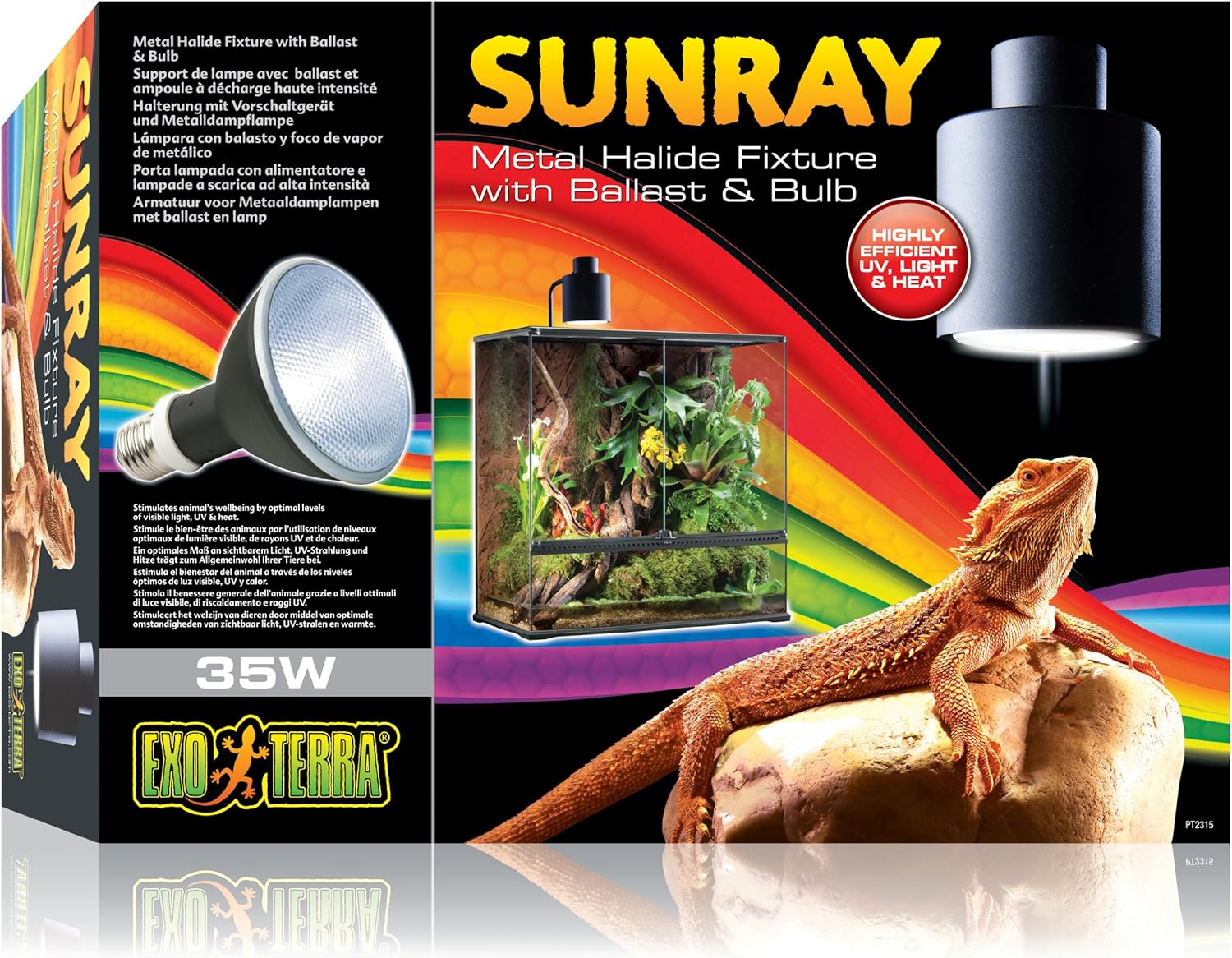 exo terra heat lamp fixture