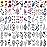 72 Sheets Temporary Tattoos for Women and Girls, Flower Tattoo Temporary, Butterfly Tattoos, Fake Black Tiny Temporary Tattoos Body Art Sticker
