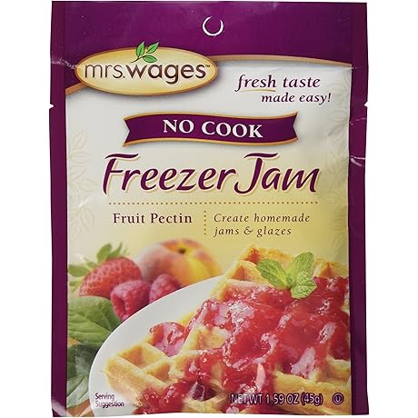 Mrs. Wages No-Cook Freezer Jam 6-Pack Freeze Peach