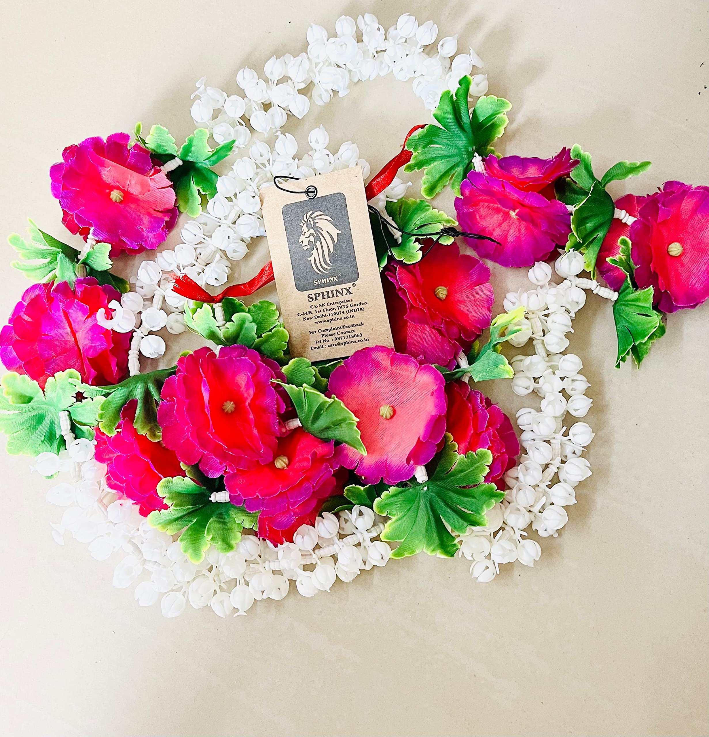 SPHINX ARTIFICIAL JASMINE FLOWERS GARLANDS FOR DECORATION (24)