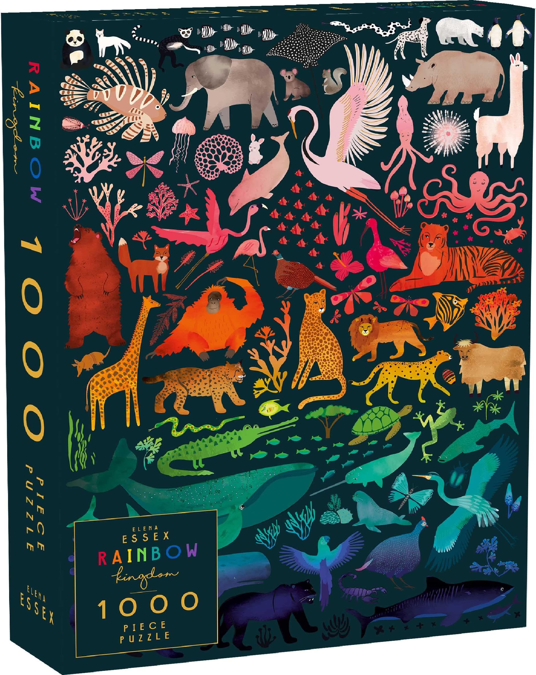 1000 Piece Jigsaw Puzzles for Adults - Rainbow Kingdom/Jigsaws 1000 Pieces for Adults/Jigsaw Puzzle / 1000 Piece Puzzle/Pride Gradient Puzzle/Adult Jigsaw Size 50x70cm